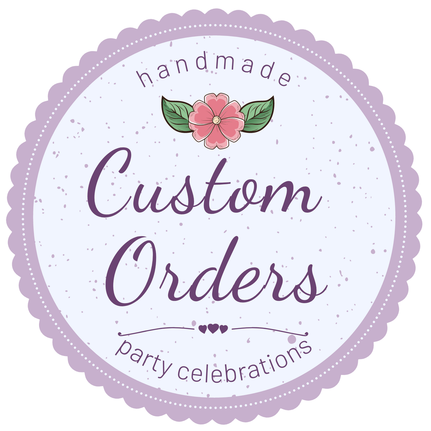 Custom Order: BAMBI - Colors: Light purple and pink