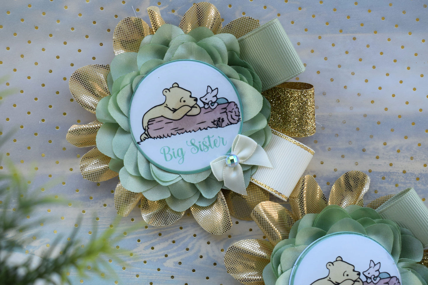 Classic Winnie the Pooh Baby Shower, Winnie the Pooh Mommy To Be Pin, Classic Winnie the Pooh, Winnie the Pooh Mommy and Daddy Pin, Custom