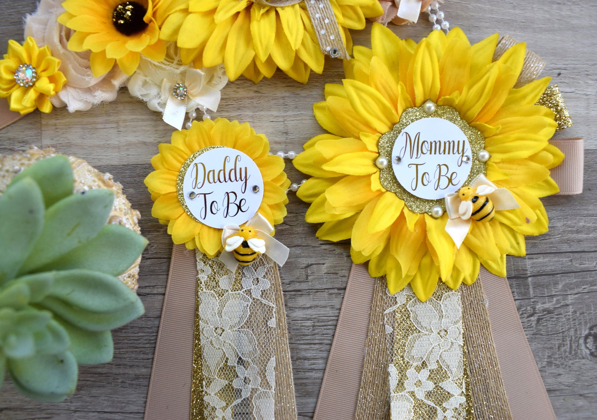 Rustic Bee Sunflower Baby Shower, Bumble Bee Mommy To Bee, Sunflower Daddy To Bee, Gender Reveal Baby Shower, Bumble Bee & Sunflower Theme - Celebrations By Cris