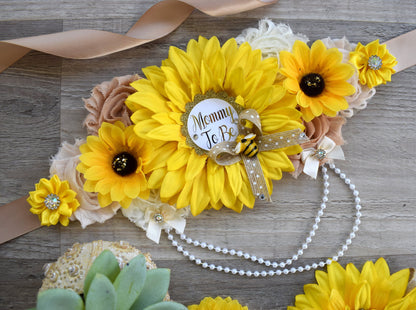 Rustic Bee Sunflower Baby Shower, Bumble Bee Mommy To Bee, Sunflower Daddy To Bee, Gender Reveal Baby Shower, Bumble Bee & Sunflower Theme - Celebrations By Cris