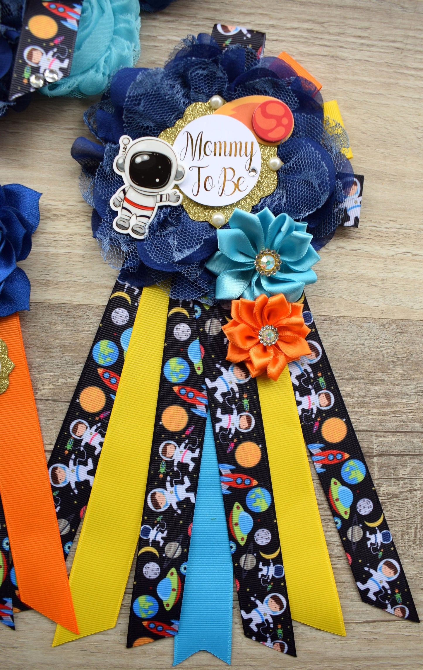 Planets and Space Baby Shower, Space Maternity Sash, Out of Space Mommy To Be, Planets Rocket Daddy To Be, Baby Shower Gift, Gender Reveal - Celebrations By Cris