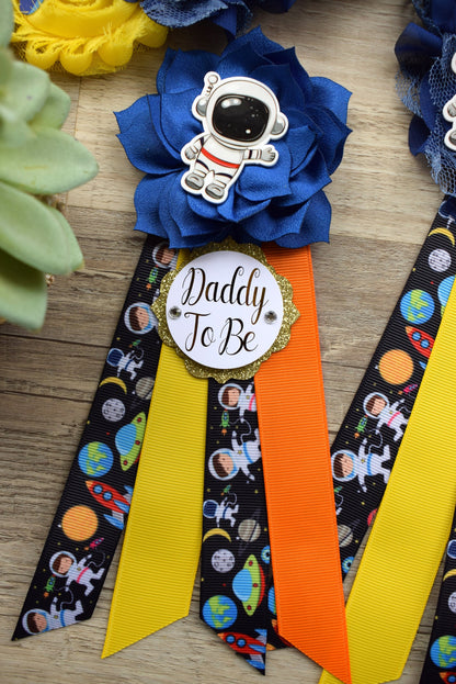 Planets and Space Baby Shower, Space Maternity Sash, Out of Space Mommy To Be, Planets Rocket Daddy To Be, Baby Shower Gift, Gender Reveal - Celebrations By Cris