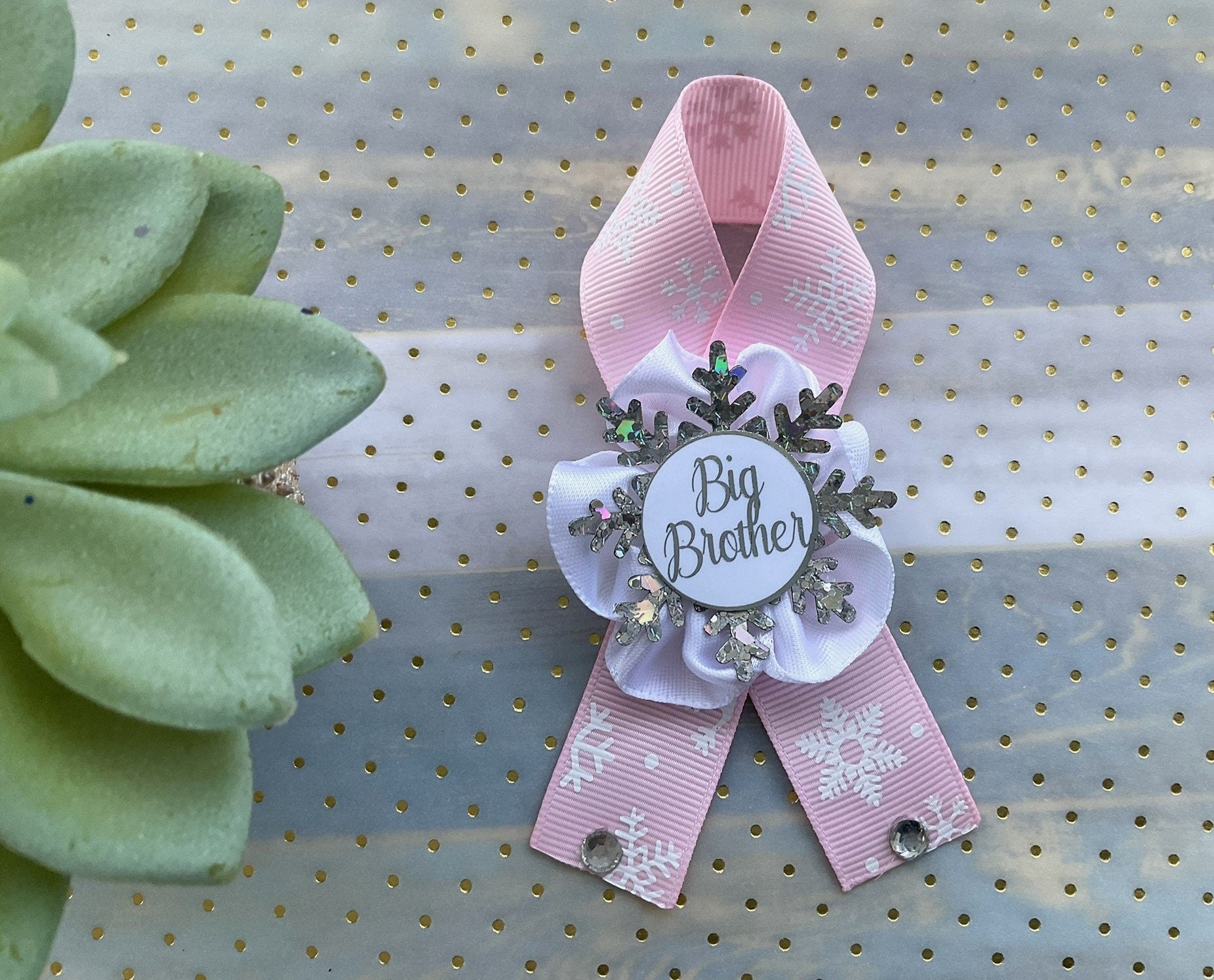 Pink Snowflake Baby Shower, Pink Silver Maternity Sash, Snowflake Mommy To Be Ribbon, Daddy To Be Pin, Baby Shower Gift, Custom - Celebrations By Cris