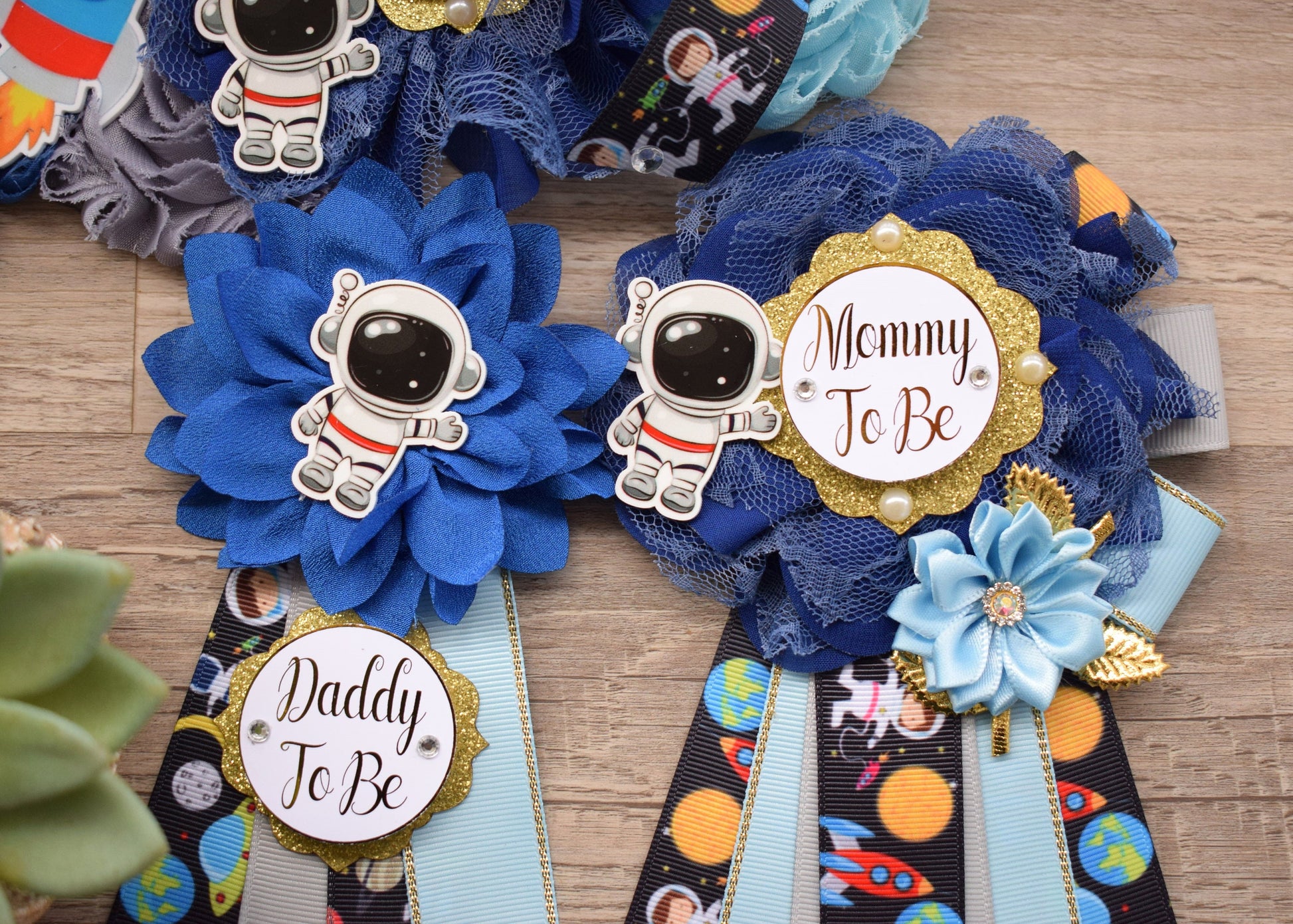 Boy Planet Space Baby Shower, Space Maternity Sash, Out of Space Mommy To Be, Planets Rocket Daddy To Be, Baby Shower Gift, Boy Baby Shower - Celebrations By Cris