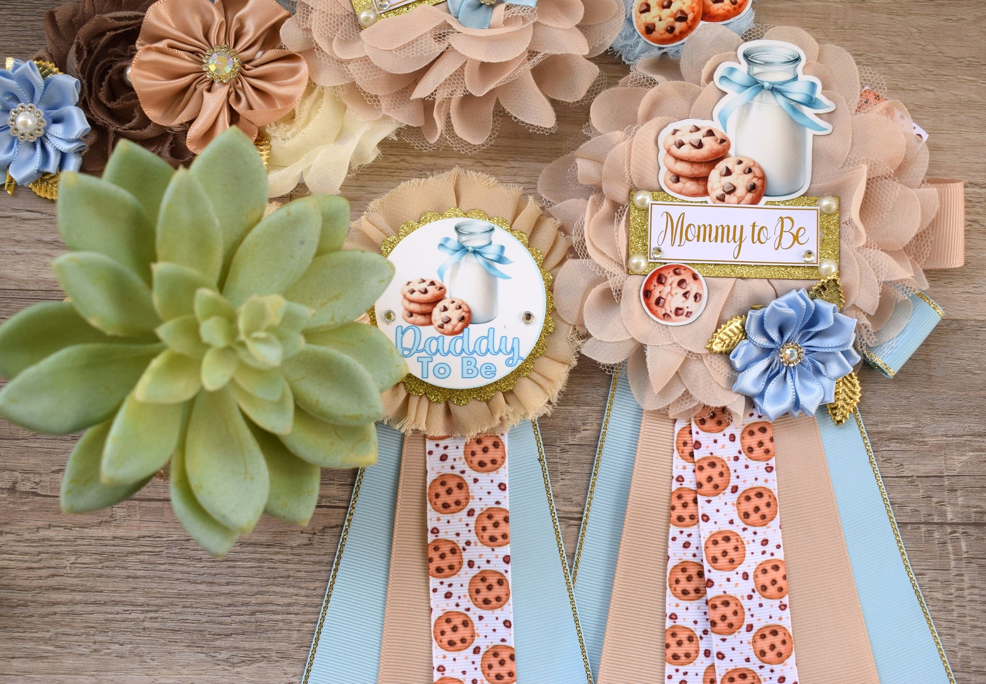 Cookie And Milk Baby Shower, Cookie Maternity Sash, Milk Mommy To Be Pin, Daddy To Be Pin, Custom Welcome - Celebrations By Cris