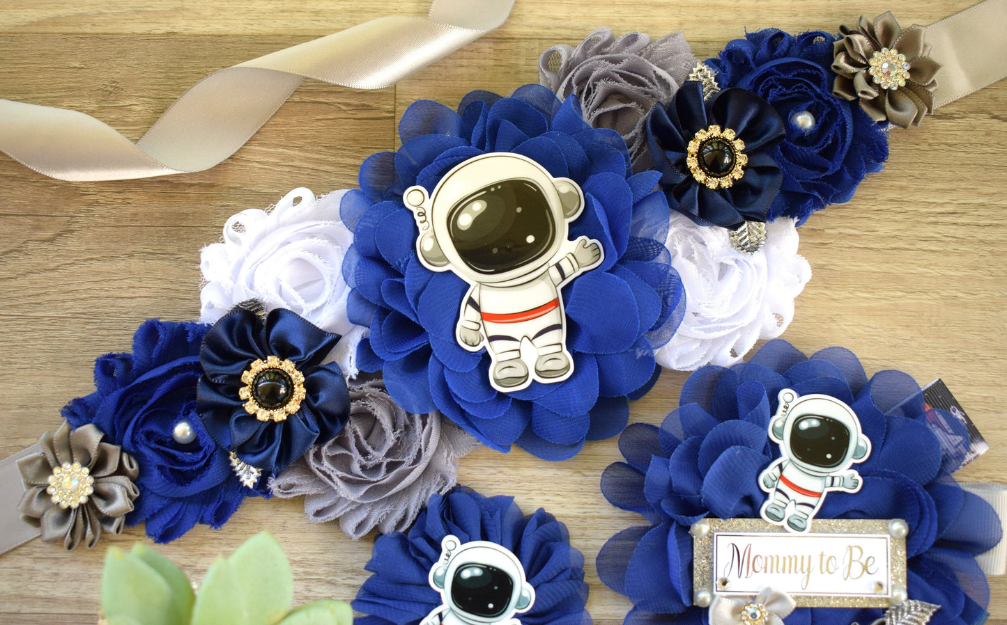 Boy Astronaut Space Baby Shower, Planets Maternity Sash, Out of Space Mommy To Be, Astronaut Rocket Daddy To Be, Baby Shower Gift, Spaceman - Celebrations By Cris