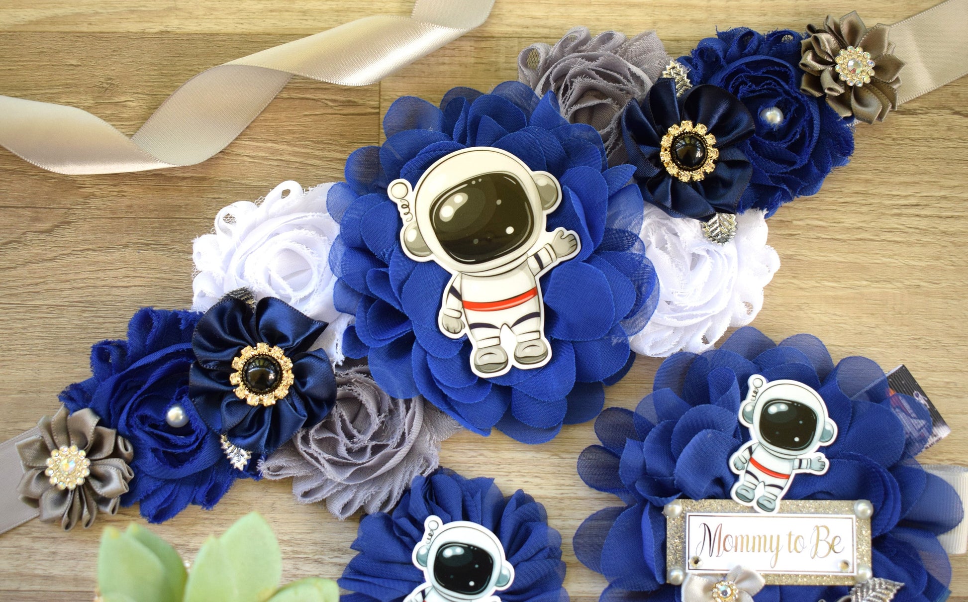 Boy Astronaut Space Baby Shower, Planets Maternity Sash, Out of Space Mommy To Be, Astronaut Rocket Daddy To Be, Baby Shower Gift, Spaceman - Celebrations By Cris