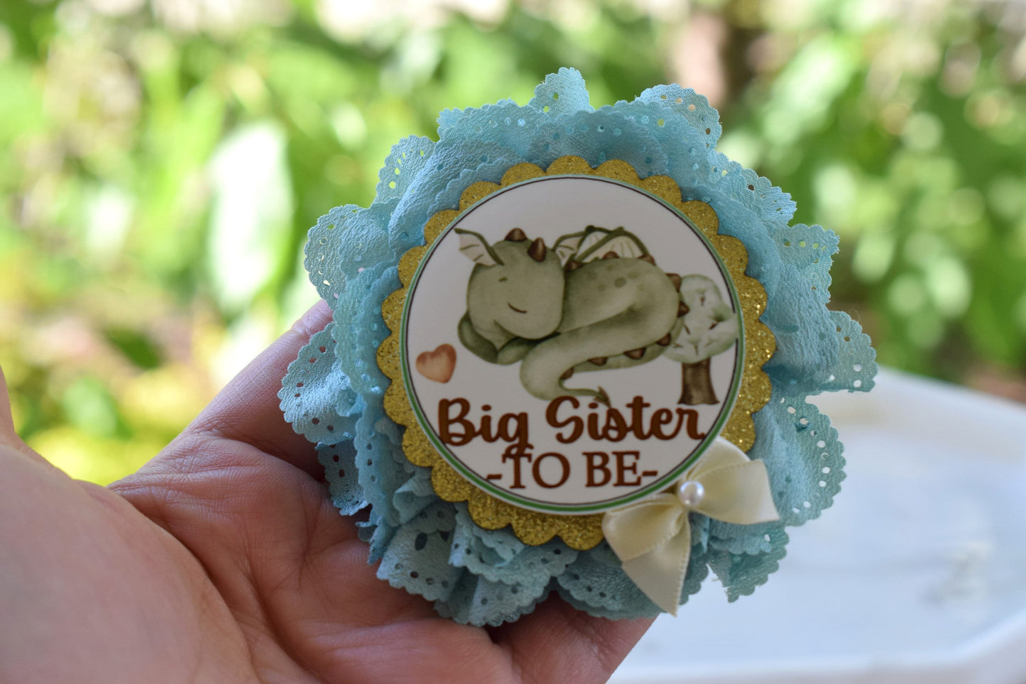 Dragon Baby Shower, Dragon Mommy To Be Ribbon Pin, Dragon Maternity Sash, Dragon Daddy to Be Pin, Dragon Diaper Cake, Cupcake - S0002 - Celebrations By Cris