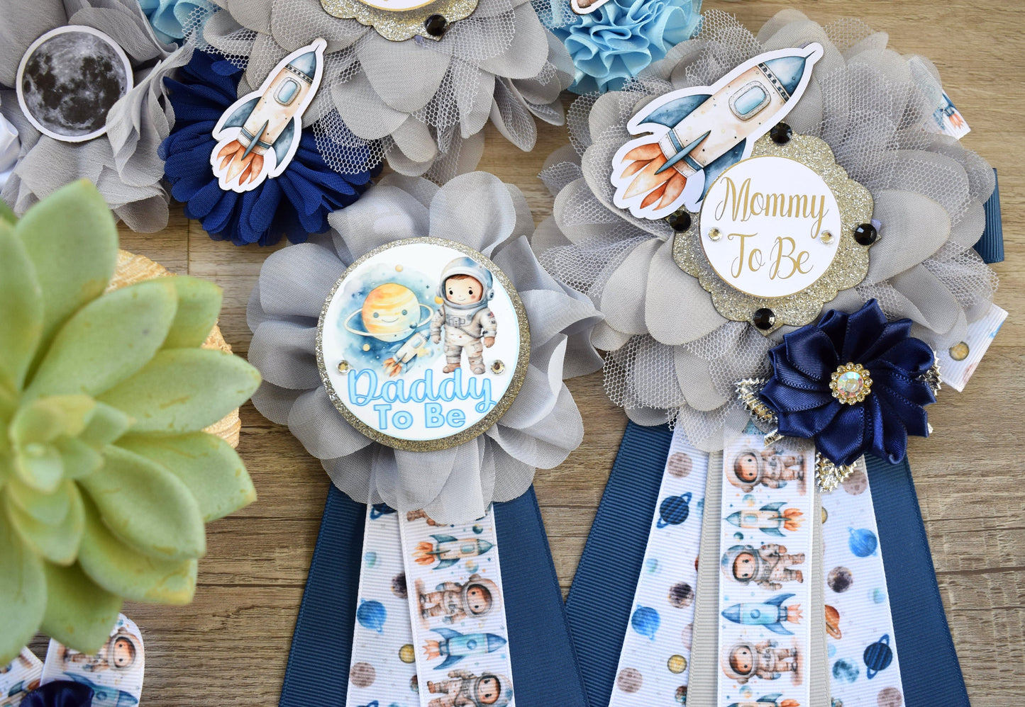 Astronaut Space Baby Shower, Planets Maternity Sash, Out of Space Mommy To Be, Astronaut Rocket Daddy To Be, Baby Shower Gift, Spaceman - Celebrations By Cris