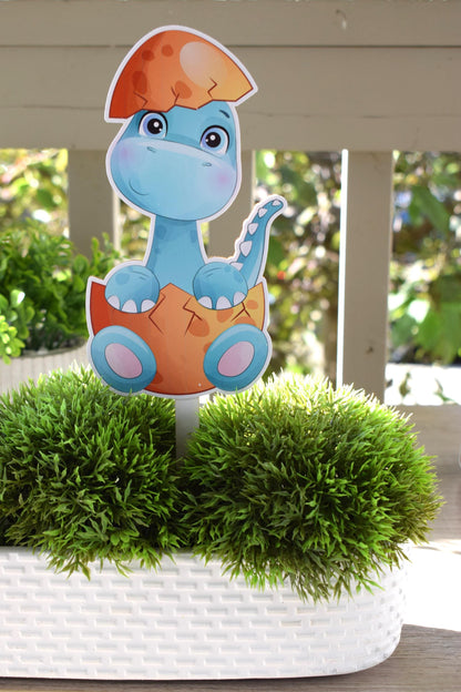 Baby Egg Dinosaur Topper Cake Baby Shower, Neutral Dinosaur Egg Centerpieces Decorations, Boy Room Nursery Decor, New Mom Gifts - S0002