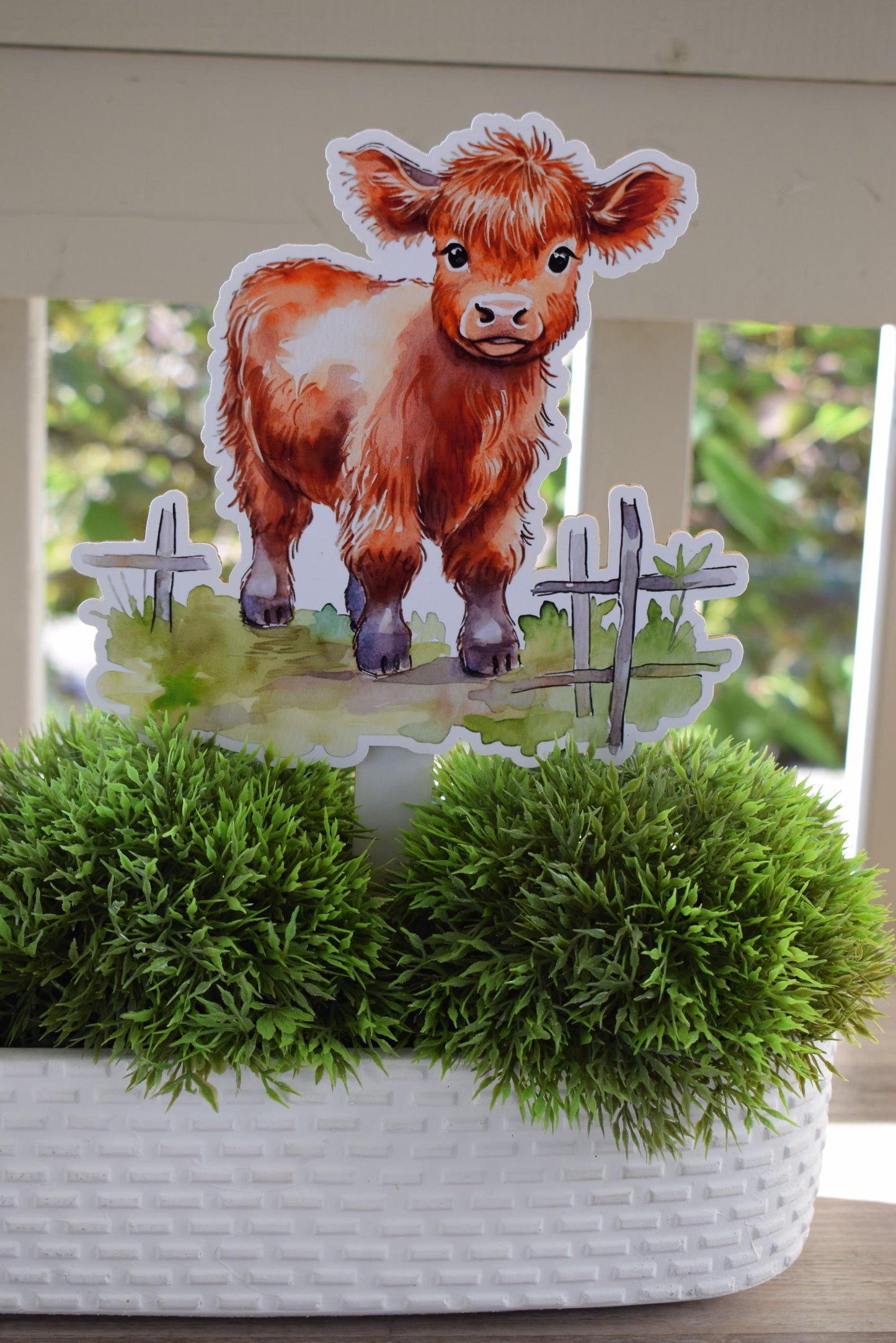 Highland Cow Cake Toppers, Baby Shower and Party, Highland Cow Diaper Cake, Cow Baby Shower Decorations, Celebrations By Cris -S0002