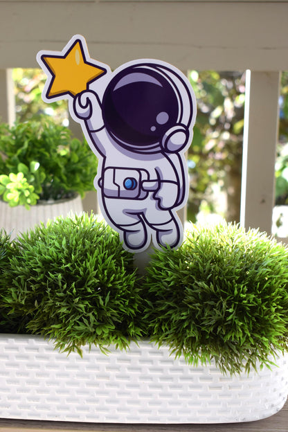 Space Astronaut Topper Cake Baby Shower, Planet Space Astronaut Centerpieces Decorations, Room Decor, Mom Gift, CelebrationsByCris