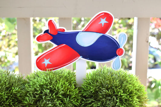 Airplane Cake Topper Baby Shower, Baby Shower Centerpieces Decor, Room Nursery Decor, Airplane Baby Shower Gift, Celebrations By Cris