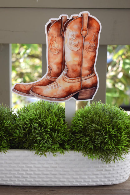 Boots Cake Toppers, Cowboy Baby Shower and Party, Cow Diaper Cake, Cow Hat Shoe Horse Boots Baby Shower Decor, Celebrations By Cris -S0002