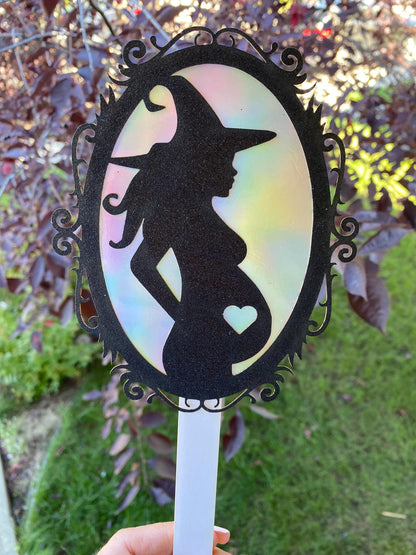 Pregnant Witch Cake Toppers, Witchcraft Baby Shower, Halloween Baby Shower, Centerpieces Decorations, Shower Party Decor - S0011