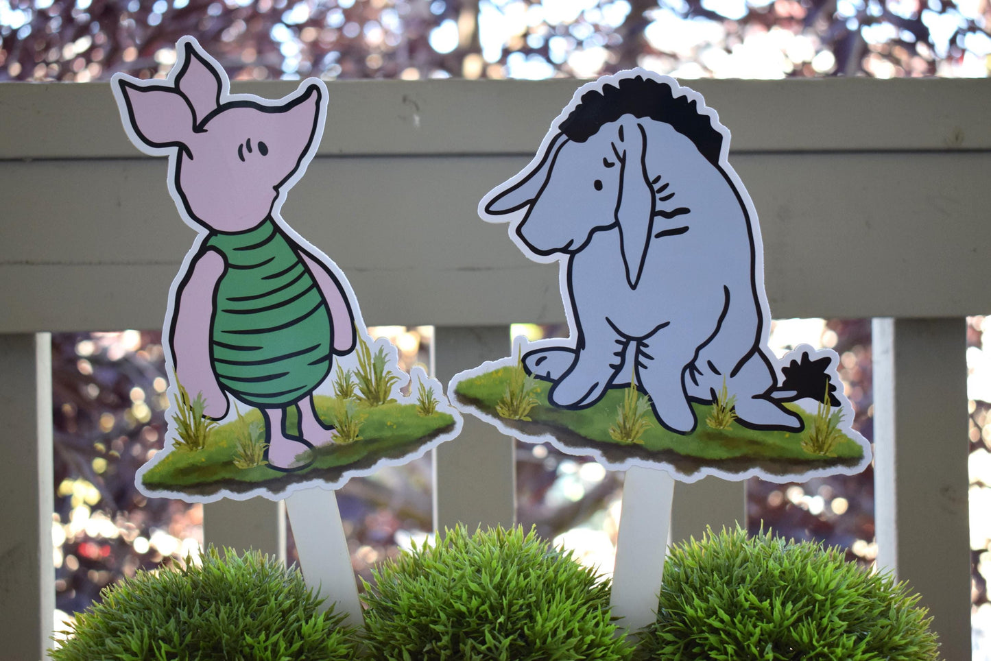 Classic Winnie The Pooh Cake Topper, Neutral Baby Shower, Centerpieces Decorations, Room Nursery Decor, Piglet Tiger Eeyore Baby Shower